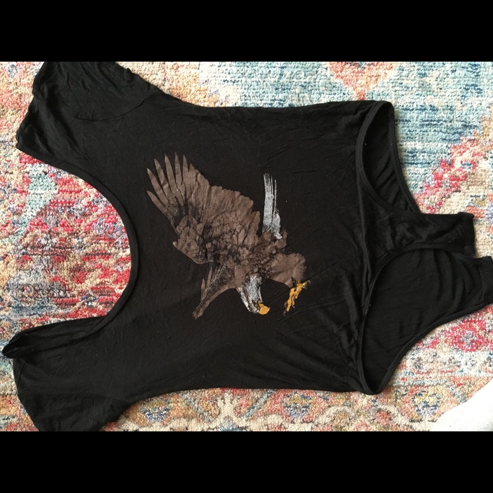 Project Social T Black Eagle Graphic Bodysuit